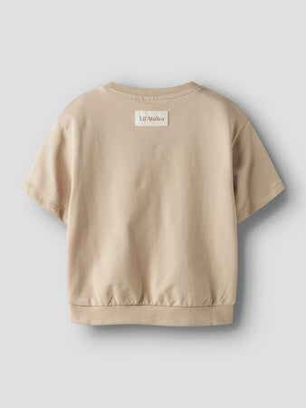 Lil' Atelier Mini Nomads sweat T-shirt Irish Cream