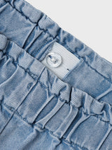 Lil' Atelier Mini Holly denim shorts Medium Blue Denim
