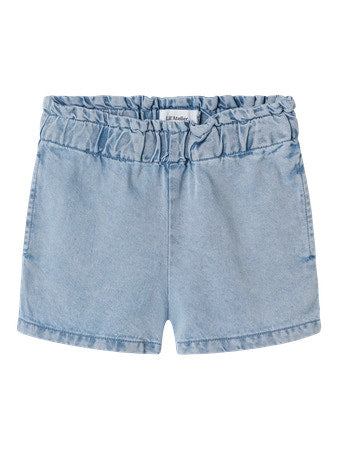 Lil' Atelier Mini Holly denim shorts Medium Blue Denim