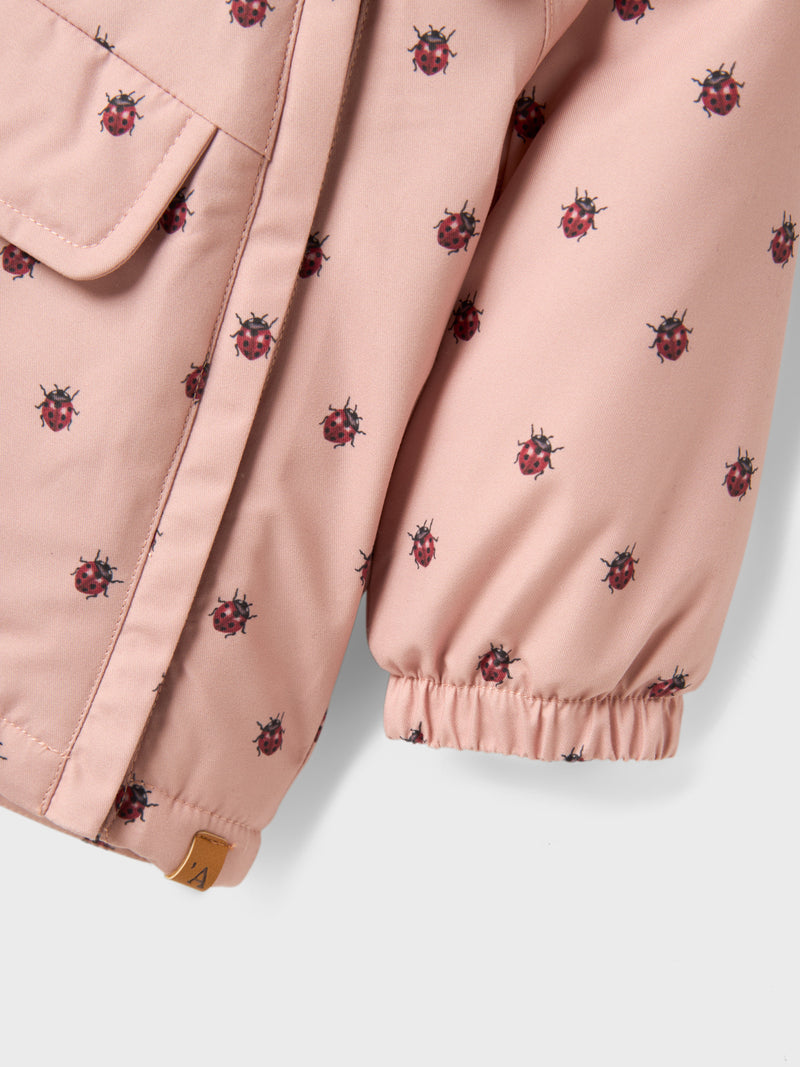 Lil' Atelier Baby Lasnow05 jas Misty Rose LADYBUG