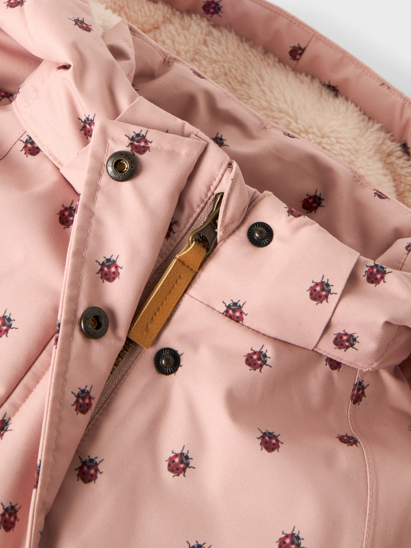 Lil' Atelier Mini Lasnow05 jas Misty Rose LADYBUG