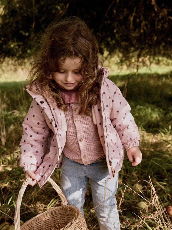 Lil' Atelier Mini Lasnow05 jas Misty Rose LADYBUG