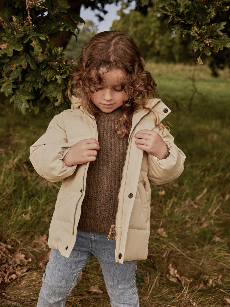 Lil' Atelier Mini Lamedow03 jas Oxford Tan