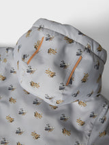 Lil' Atelier Mini Lasnow10 jas Ultimate Grey AIRPLANES