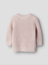 Lil' Atelier Baby Emlen emb ls knit Hushed Violet