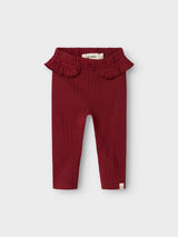 Lil' Atelier Baby Rachel Nam legging Red Dahlia