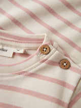 Lil' Atelier Baby Limia romper Turtledove MISTY ROSE