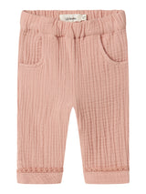 Lil' Atelier Baby Lulu broek Misty Rose