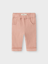 Lil' Atelier Baby Lulu broek Misty Rose
