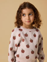 Lil' Atelier Mini Lulio ls knit Hushed Violet