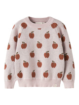 Lil' Atelier Mini Lulio ls knit Hushed Violet