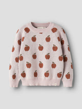 Lil' Atelier Mini Lulio ls knit Hushed Violet