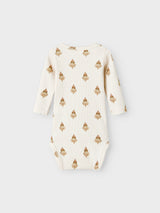 Lil' Atelier Baby Flavo Ege romper Pastel Parchment