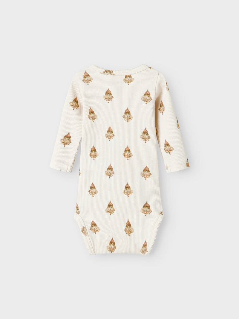 Lil' Atelier Baby Flavo Ege romper Pastel Parchment