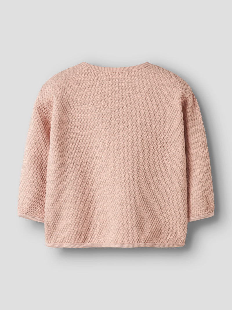 Lil' Atelier Baby Noella sweater Cameo Rose