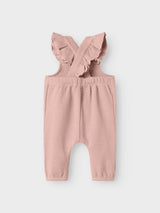 Lil' Atelier Baby Noella overall Cameo Rose