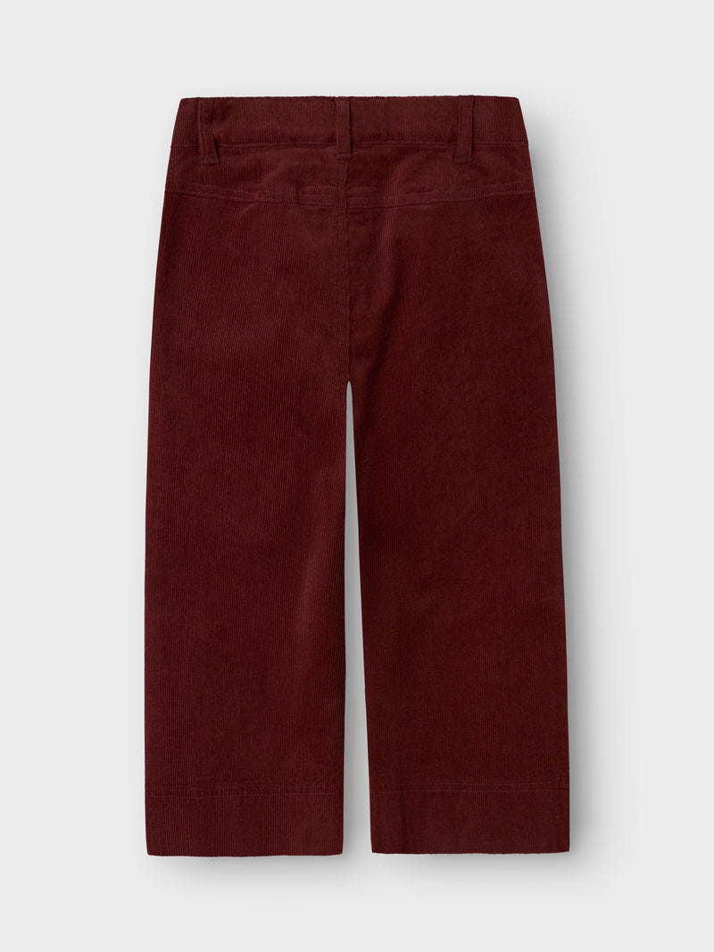 Lil' Atelier Mini Obert wide pants Hot Chocolate