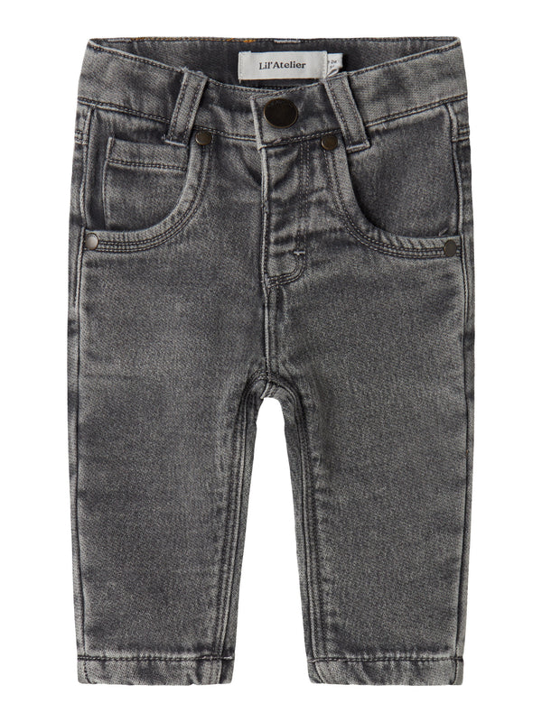 Lil' Atelier Baby Nadie regular jeans Medium Grey Denim
