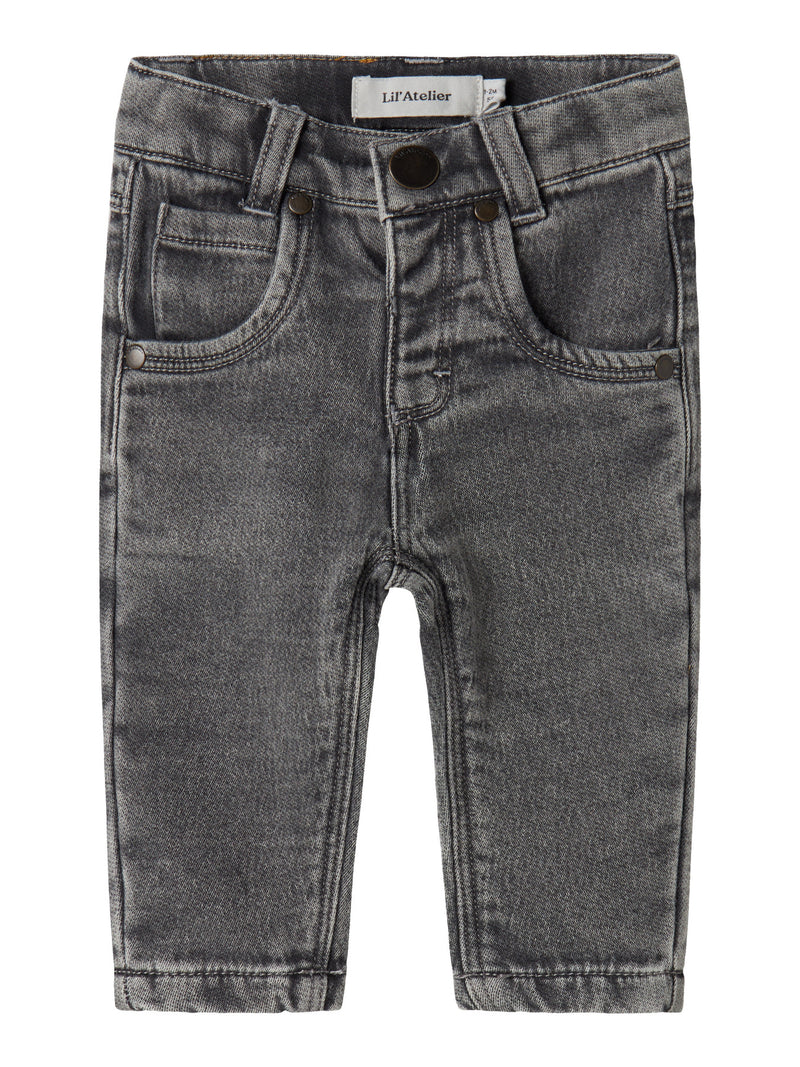 Lil' Atelier Baby Nadie regular jeans Medium Grey Denim