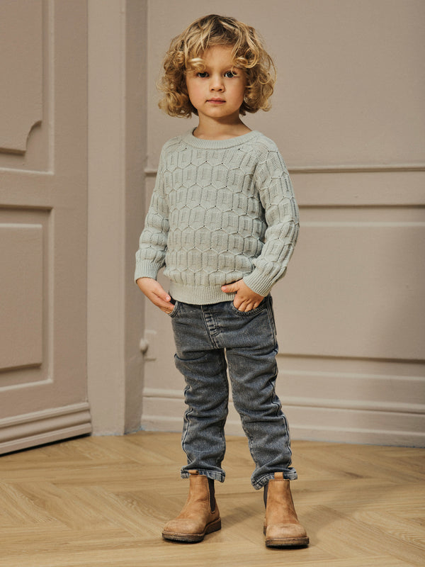 Lil' Atelier Mini Nadie regular jeans Medium Grey Denim