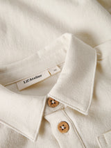 Lil' Atelier Baby Hadam overhemdromper Turtledove