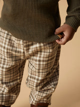 Lil' Atelier Mini Rebel broek Sepia Tint