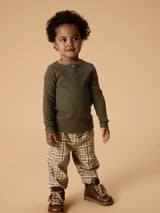 Lil' Atelier Mini Rebel broek Sepia Tint