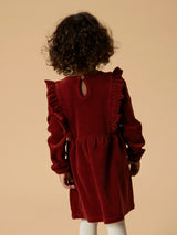 Lil' Atelier Mini Saga Sag jurk Red Dahlia