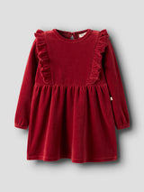 Lil' Atelier Mini Saga Sag jurk Red Dahlia