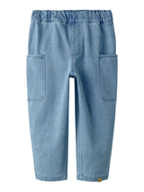 Lil' Atelier Mini Lulia baggy jeans Medium Blue Denim