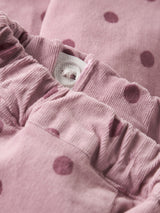 Lil' Atelier Baby Somba Cord broek Violet Ice DOTS