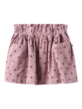 Lil' Atelier Mini Somba Cord rok Violet Ice DOTS
