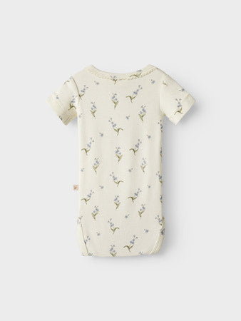 Lil' Atelier Baby Gayo Sig romper Coconut Milk FORGET ME NOT