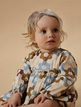 Lil' Atelier Baby Talia jurk Coconut Milk