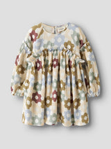 Lil' Atelier Mini Talia jurk Coconut Milk