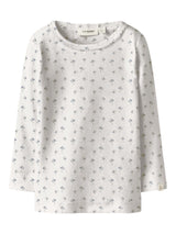 Lil' Atelier Mini Gayo Sag shirt Coconut Milk Bell Flower