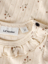 Lil' Atelier Baby Rachello Ria romper Novelle Peach FLOWER