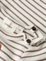 Lil' Atelier Baby Tonto Tor romper Coconut Milk