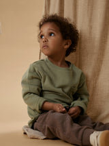 Lil' Atelier Mini London Bo sweater Seagrass