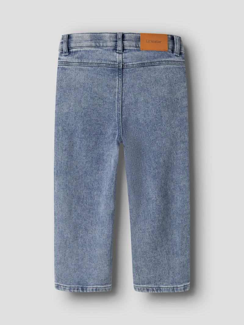 Lil' Atelier Mini Nadie wide jeans Medium Blue Denim
