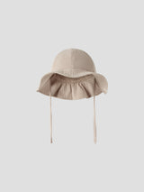 Lil' Atelier Baby Folly zonnehoedje Oxford Tan