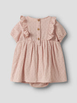 Lil' Atelier Baby Dembe jurk Peach Whip