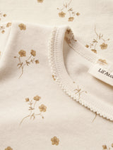 Lil' Atelier Mini Layo Sig shirt Coconut Milk FLOWER YELLOW