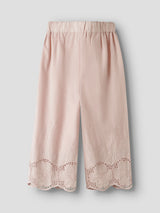 Lil' Atelier Mini Dayna wide ancle pant Peach Whip