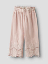 Lil' Atelier Mini Dayna wide ancle pant Peach Whip