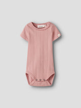 Lil' Atelier Baby Falina romper Misty Rose