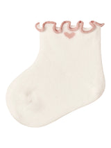 Lil' Atelier Baby Fiducia sokken Coconut Milk MISTY ROSE