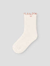 Lil' Atelier Mini Fiducia sokken Coconut Milk MISTY ROSE