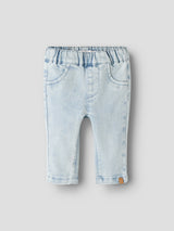 Lil' Atelier Baby Frances loose jeans Light Blue Denim