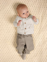 Lil' Atelier Baby Doreen wide pant Oxford Tan